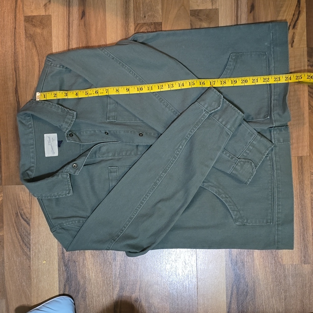 Universal Thread Green Jean Jacket S - image 5